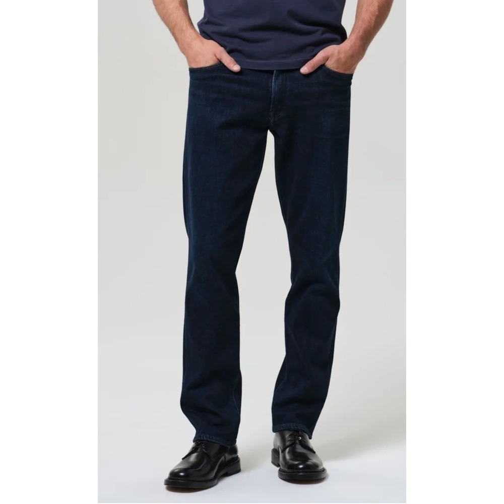 CITIZENS OF HUMANITY Gage Classic Straight Blue Jeans Mens 32 Dark Tint Denim